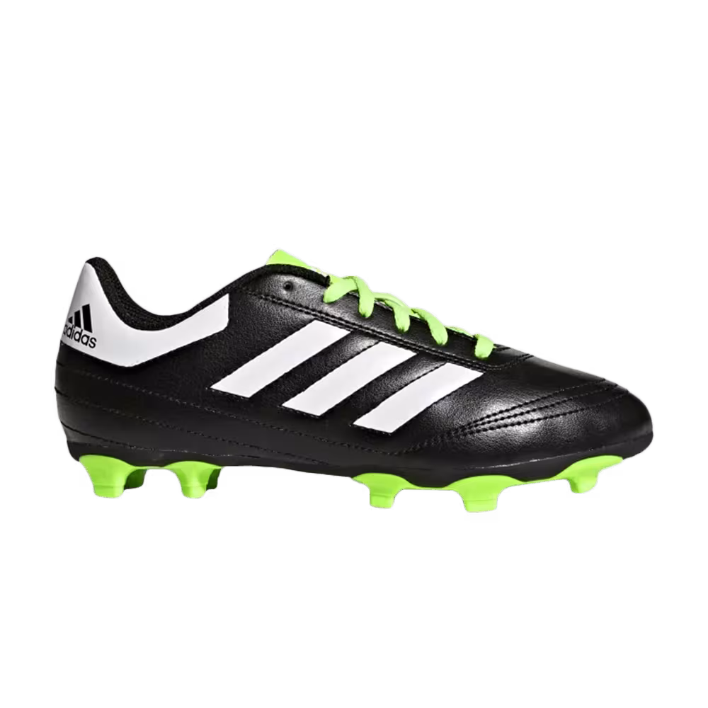 Adidas Goletto 6 FG J Black Solar Green