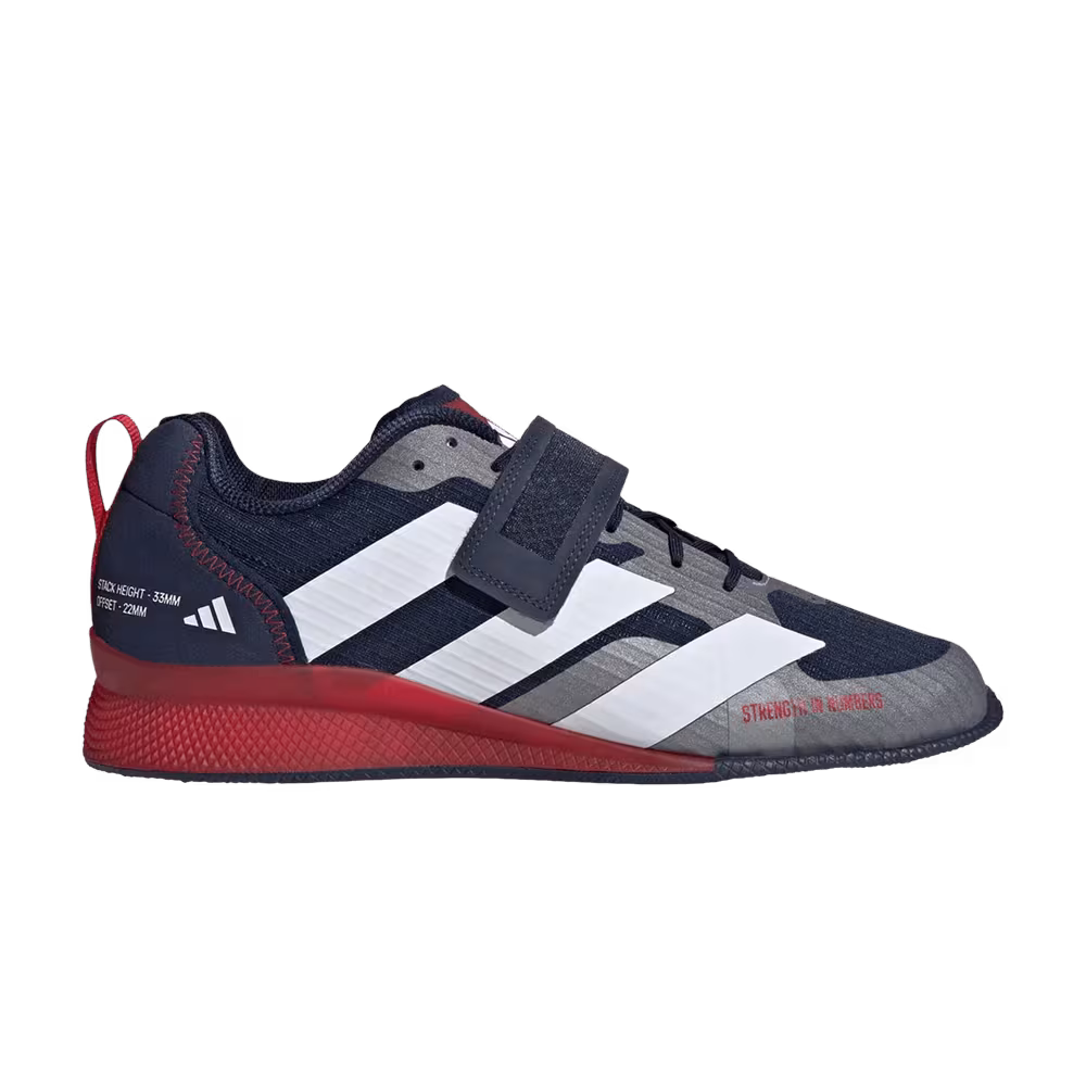 Adidas Adipower Weightlifting 3 Navy Blue Scarlet