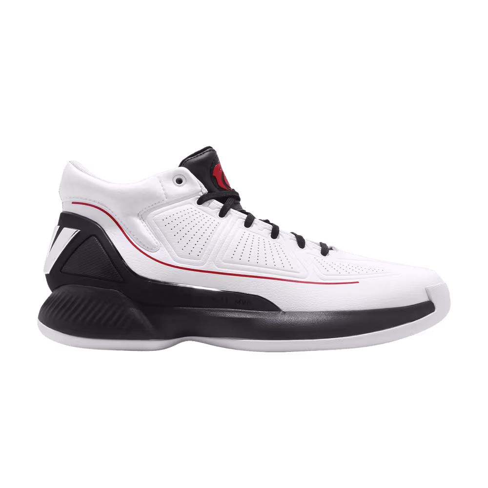 adidas D Rose 10 White Black Red