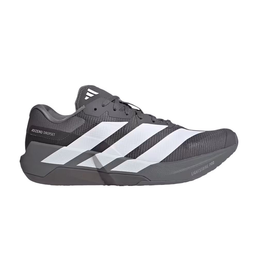 adidas Adizero Dropset Pro Grey Cloud White Iron Metallic