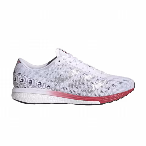 Adidas Adizero Boston 9 'White Scarlet'