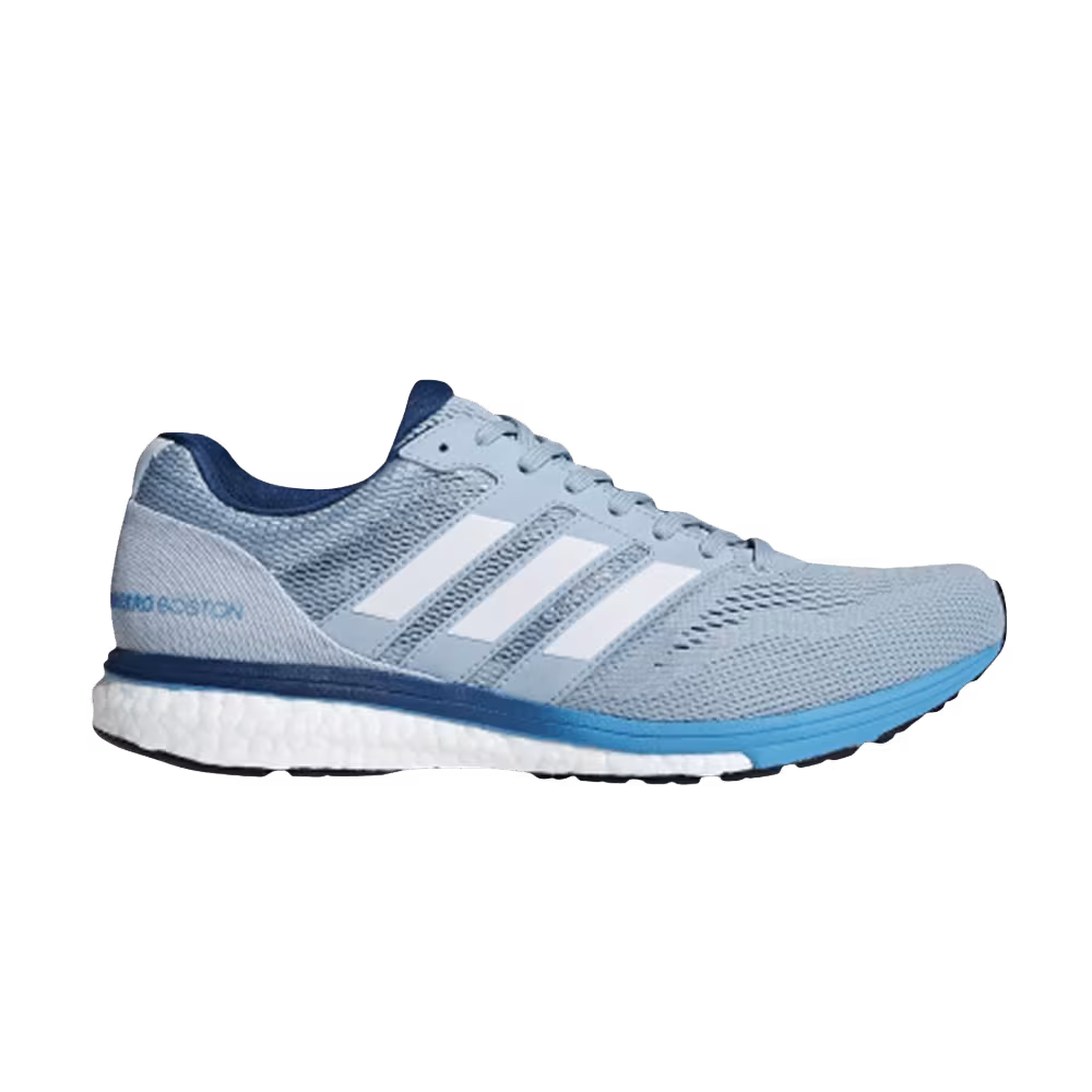 Adidas Adizero Boston 7 Grey Shock Cyan