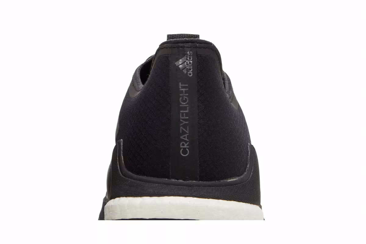 Adidas Women's Crazyflight Triple Black, view 8