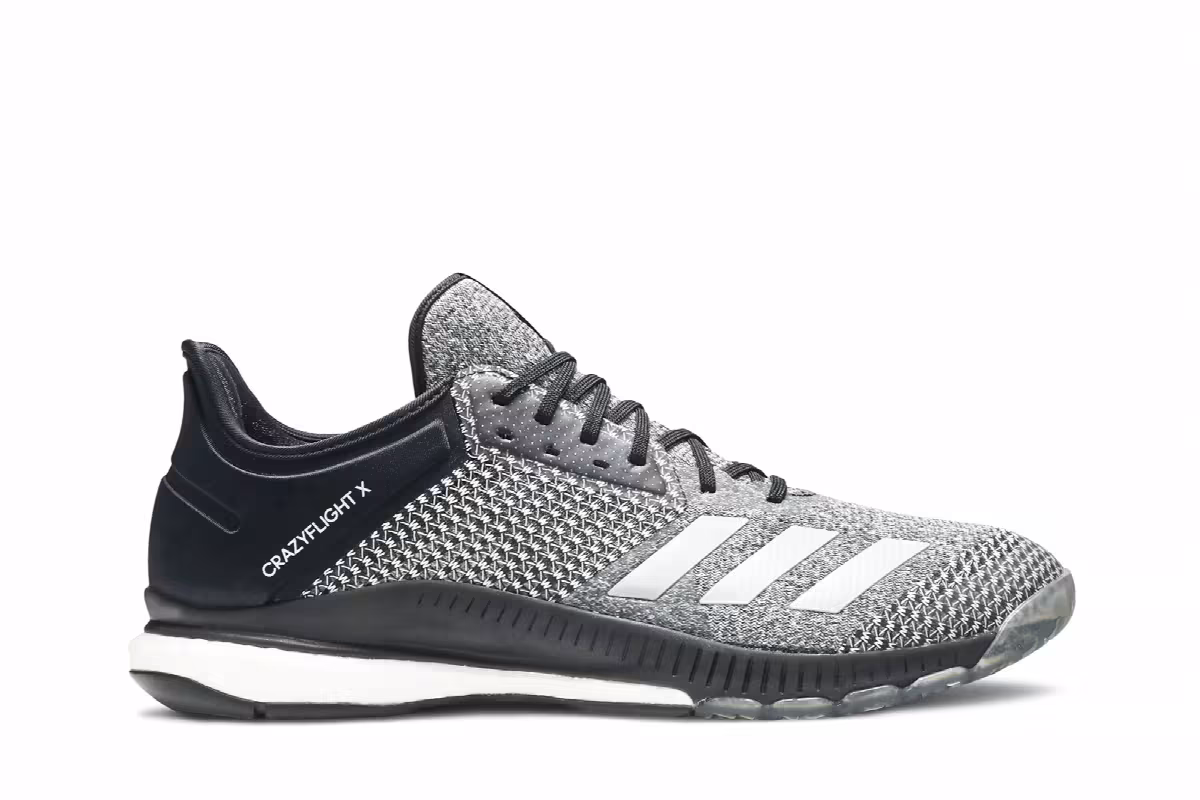 Adidas Women's Crazyflight X 2 Black Silver Metallic, view 2