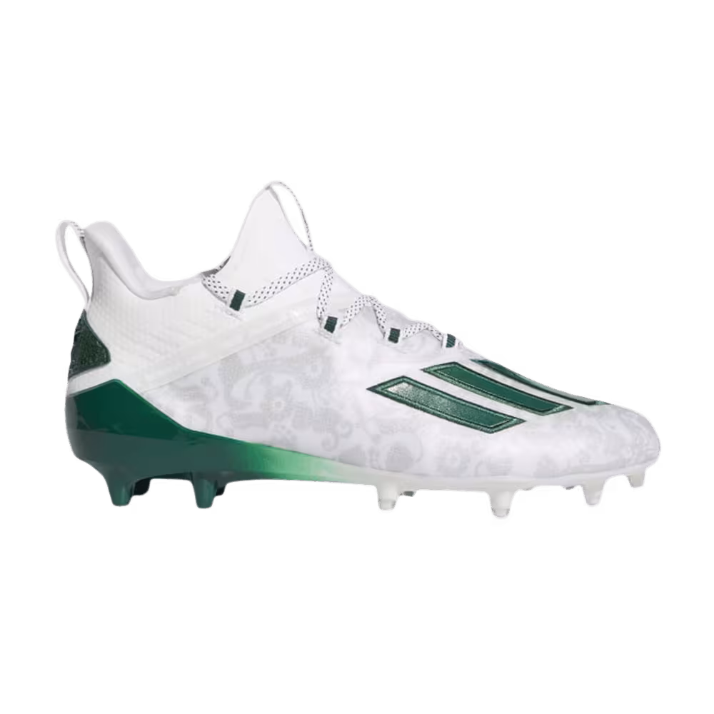 Adidas Adizero New Reign Floral - White Team Dark Green