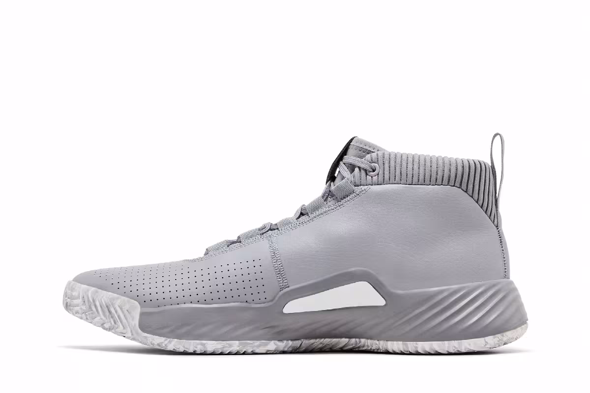 adidas Dame 5 Team Light Onix, view 4