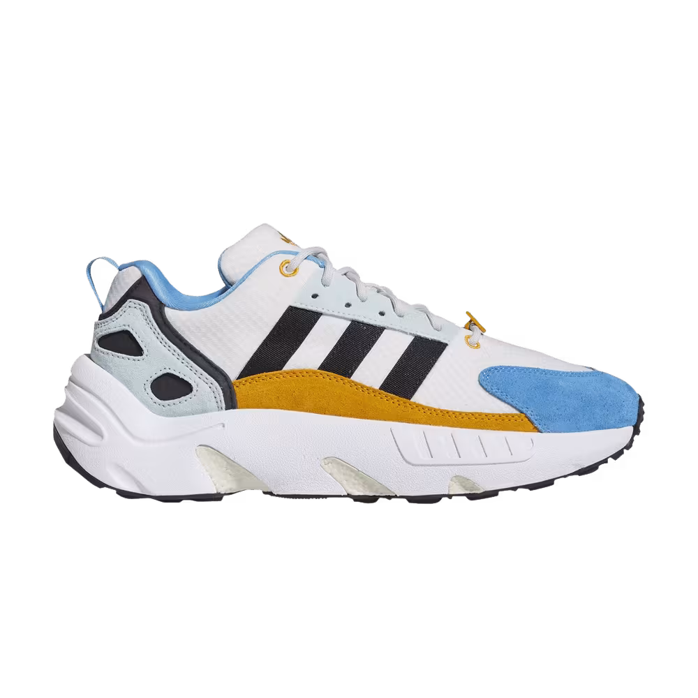 Adidas ZX 22 Boost White Pulse Blue Gold