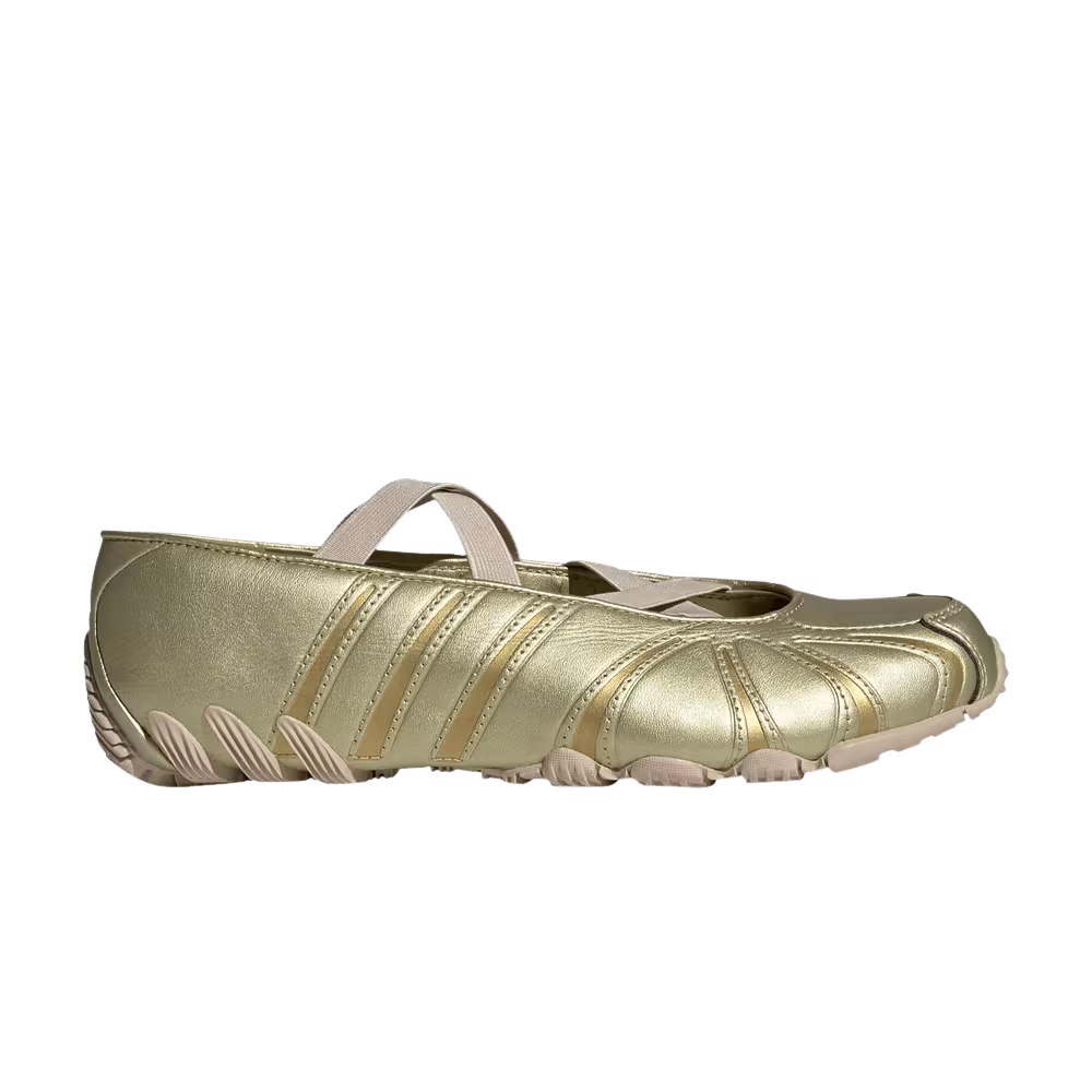 adidas Women's Ghost Sprint Ballet Gold Metallic Crystal Linen