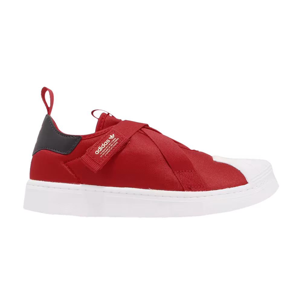 adidas Superstar 360 Little Kid Scarlet White Gold