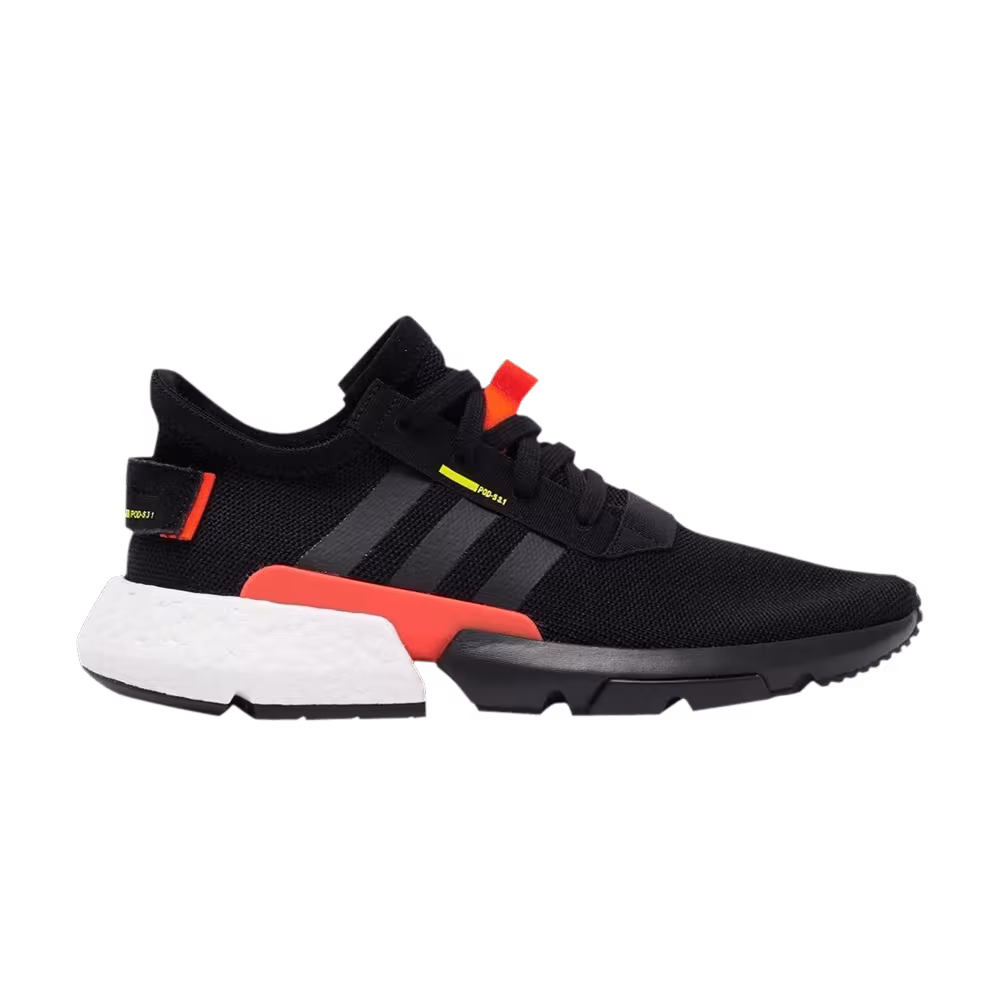 Adidas P.O.D. S3.1 Black Solar Red
