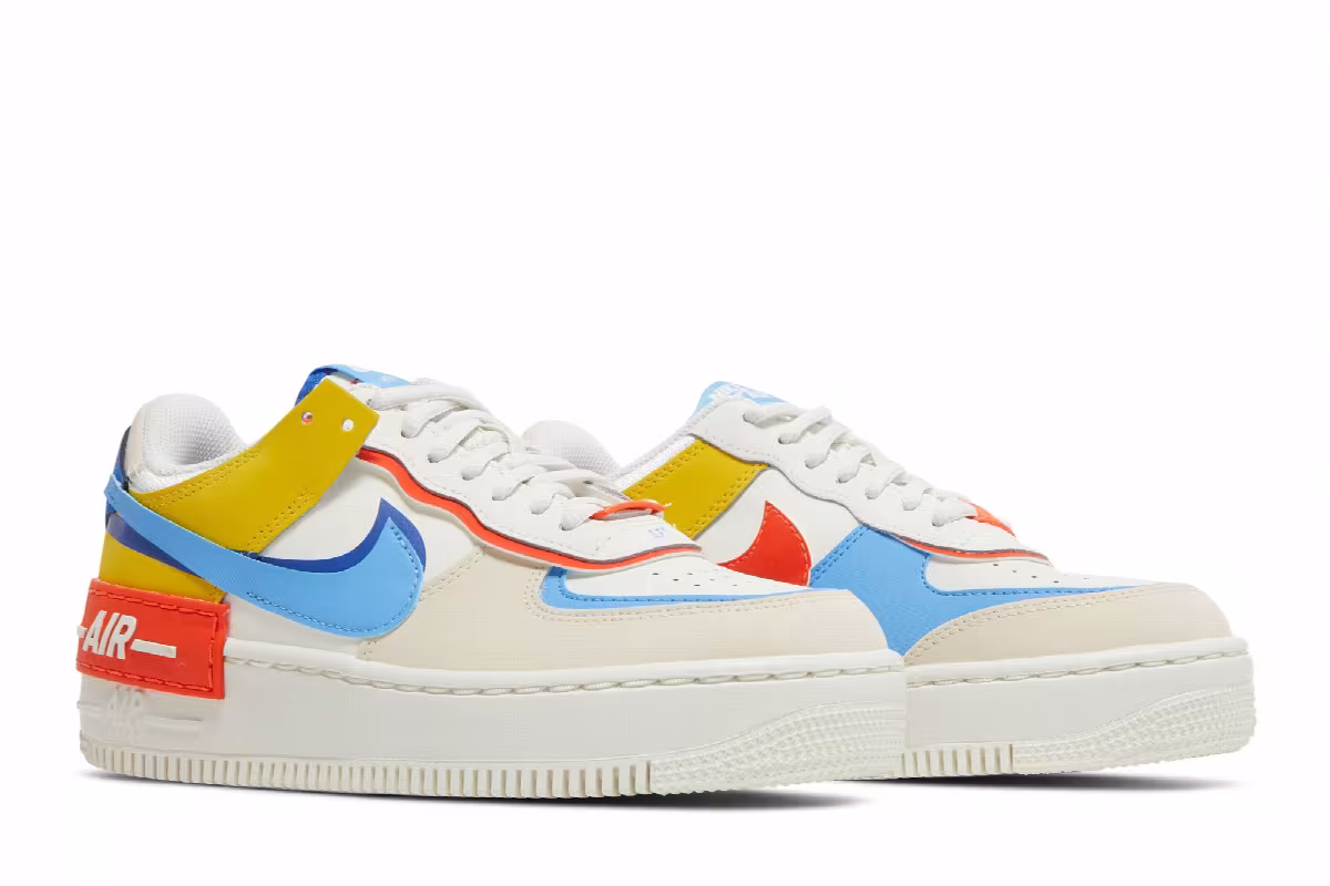 Nike Women's Air Force 1 Shadow Sail Multi, view 9