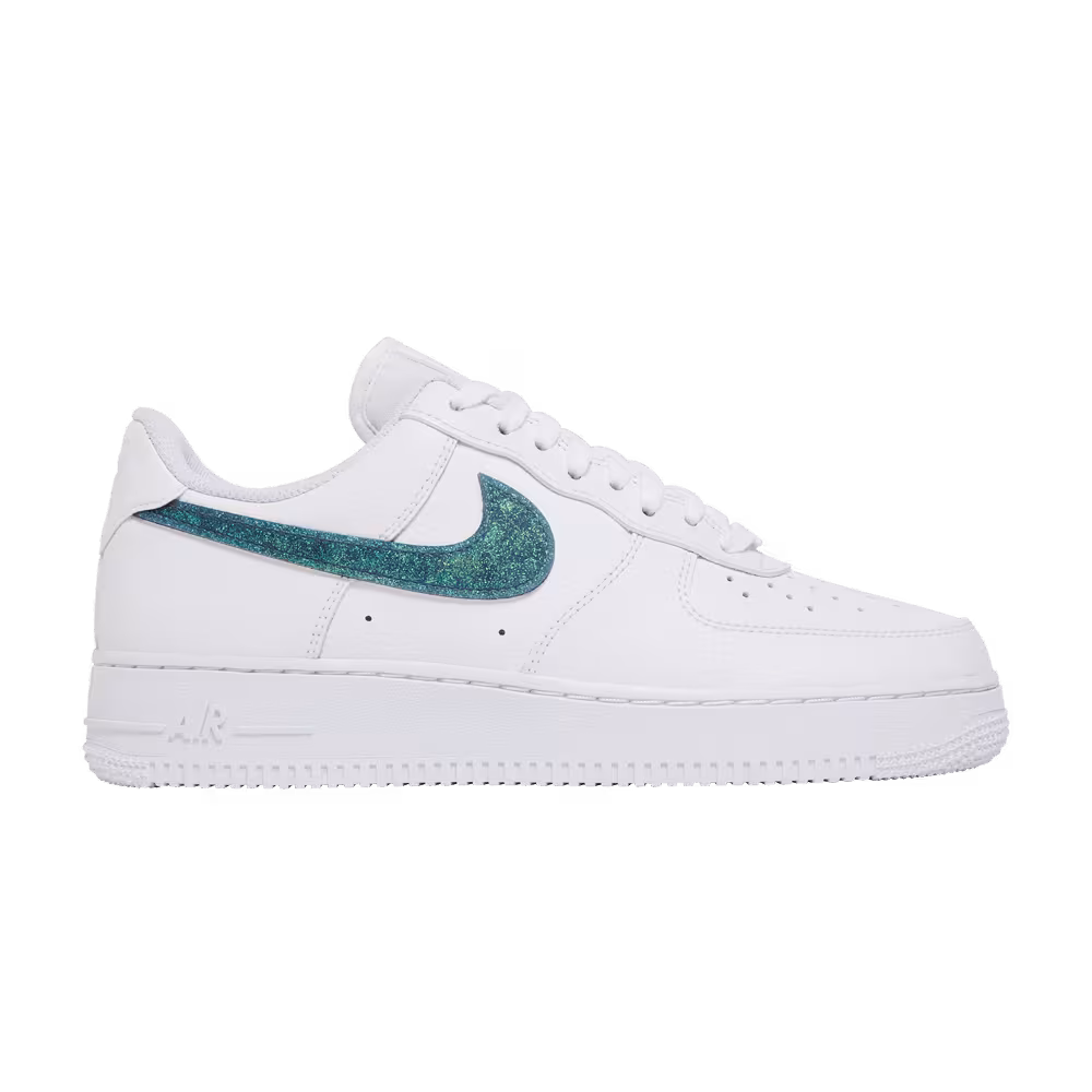Nike Women's Air Force 1 Low Glitter Swoosh - Celery