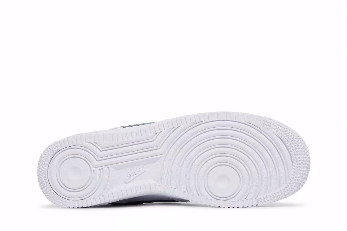 Nike Women's Air Force 1 Low Glitter Swoosh - Celery, view 5