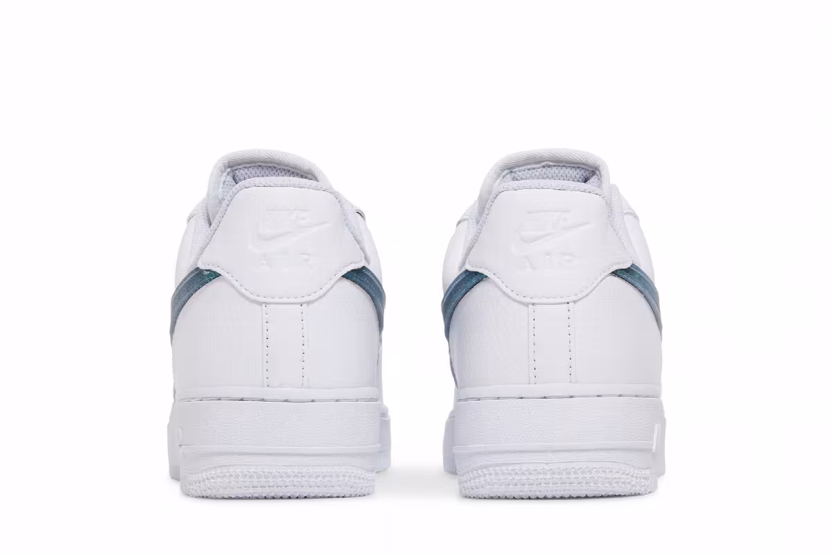 Nike Women's Air Force 1 Low Glitter Swoosh - Celery, view 7
