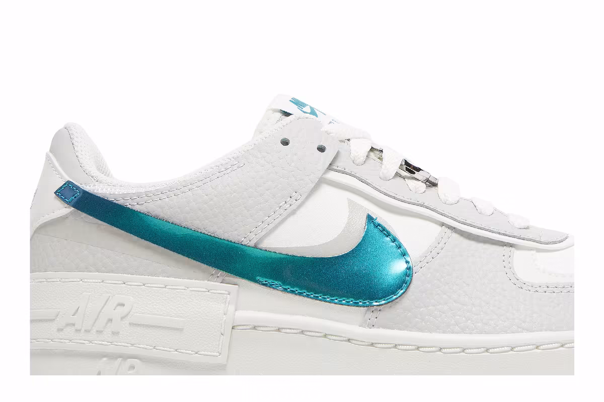 Nike Women's Air Force 1 Shadow Bright Spruce, view 3