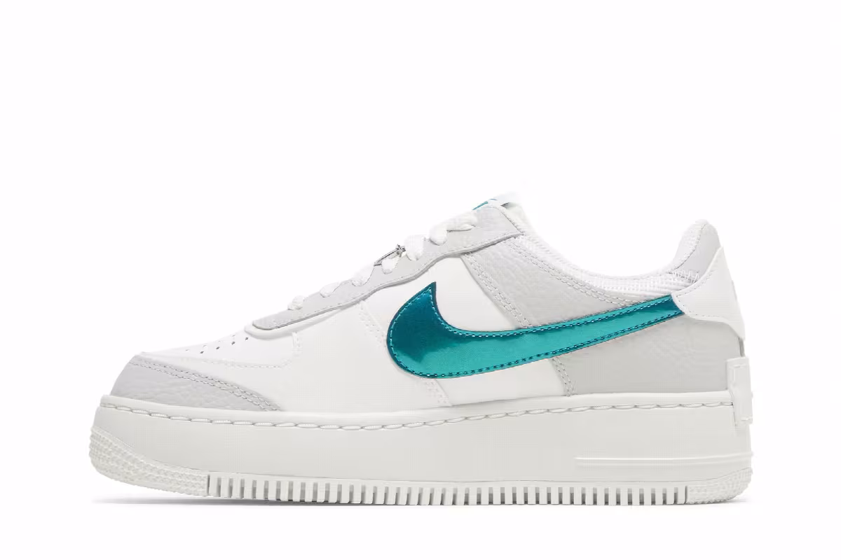 Nike Women's Air Force 1 Shadow Bright Spruce, view 4