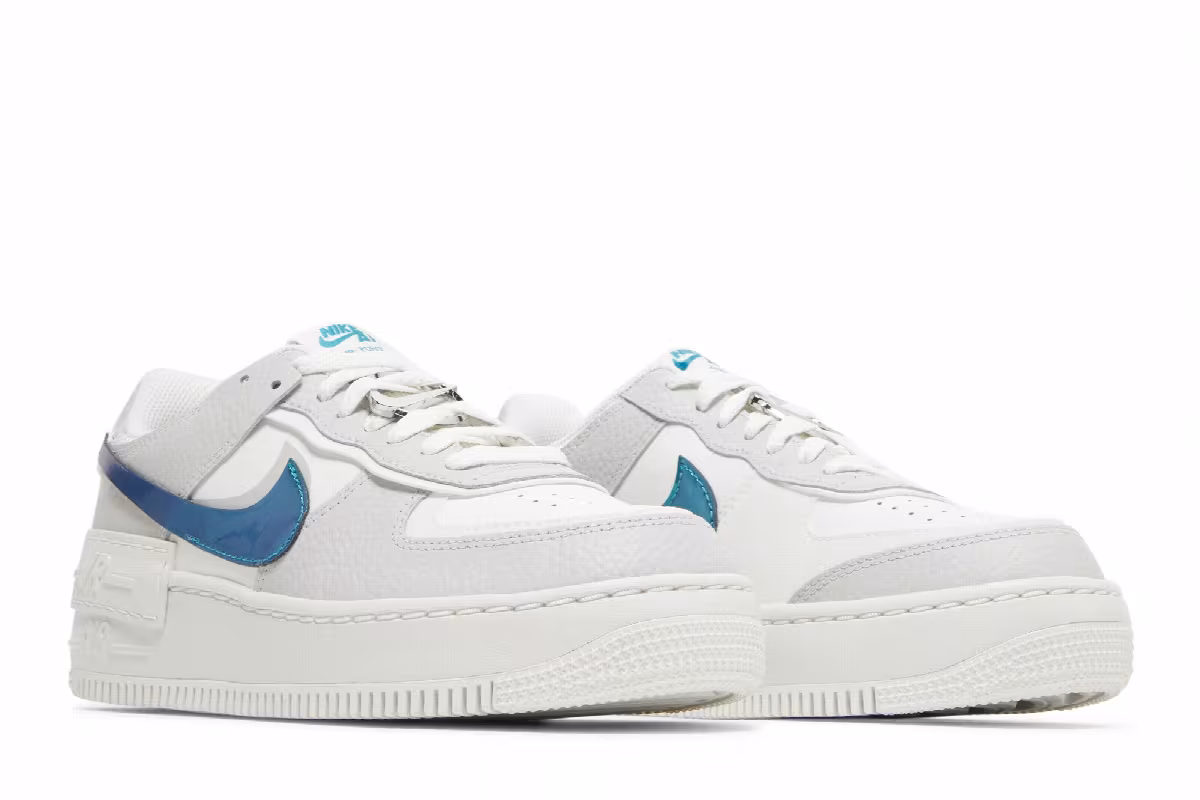 Nike Women's Air Force 1 Shadow Bright Spruce, view 9