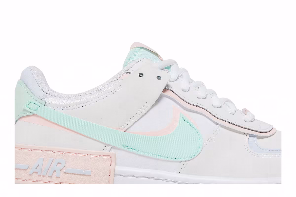 Nike Women's Air Force 1 Shadow White Atmosphere Mint, view 3