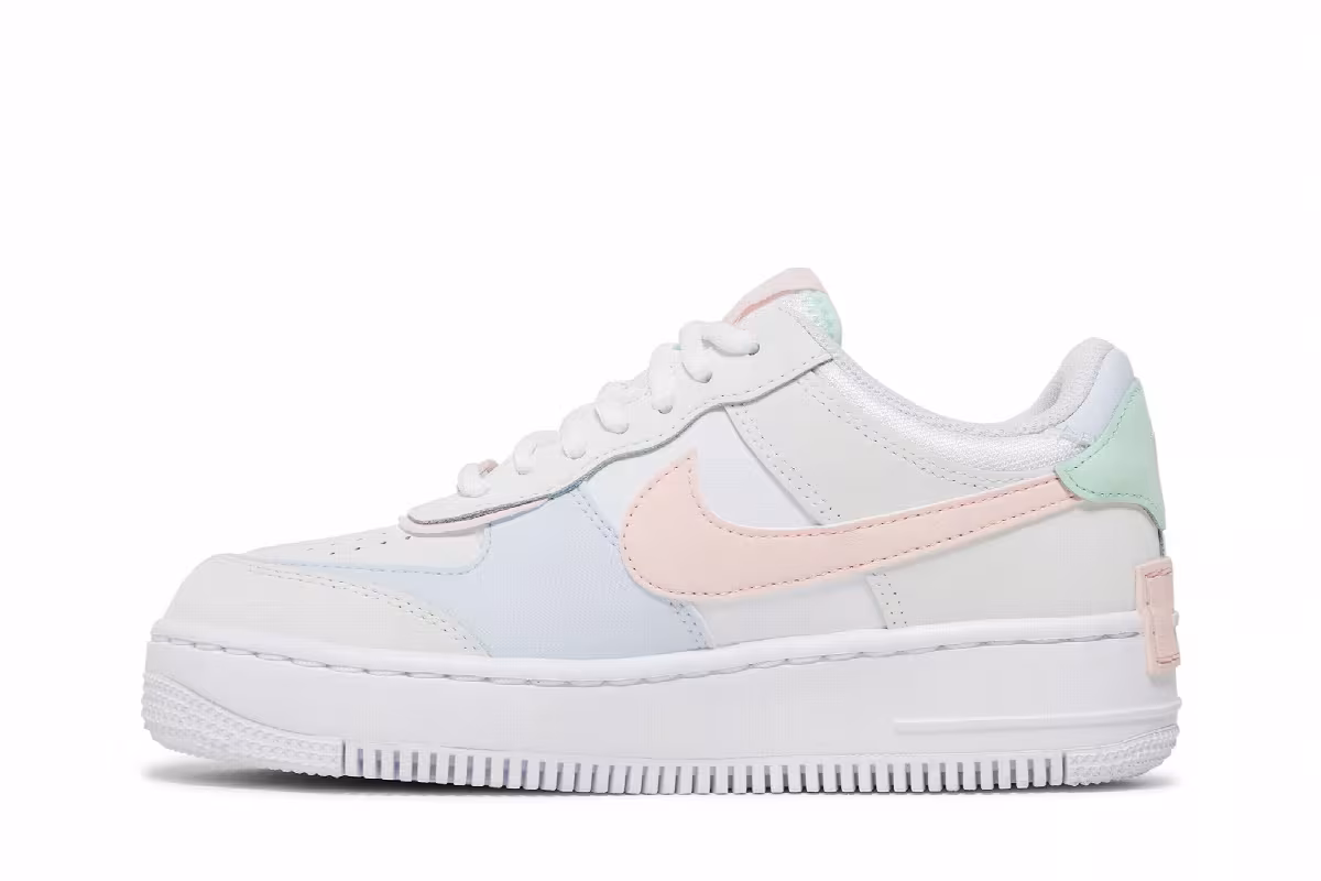 Nike Women's Air Force 1 Shadow White Atmosphere Mint, view 4
