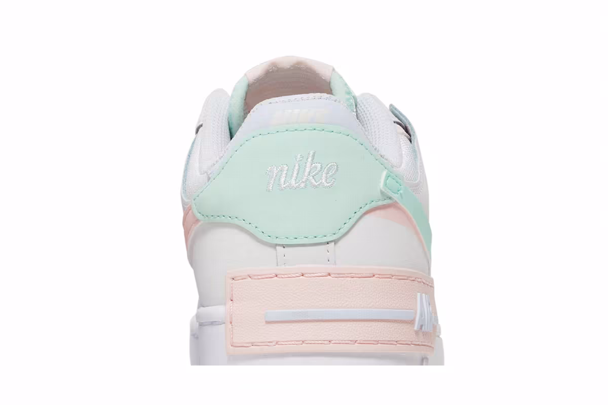 Nike Women's Air Force 1 Shadow White Atmosphere Mint, view 8