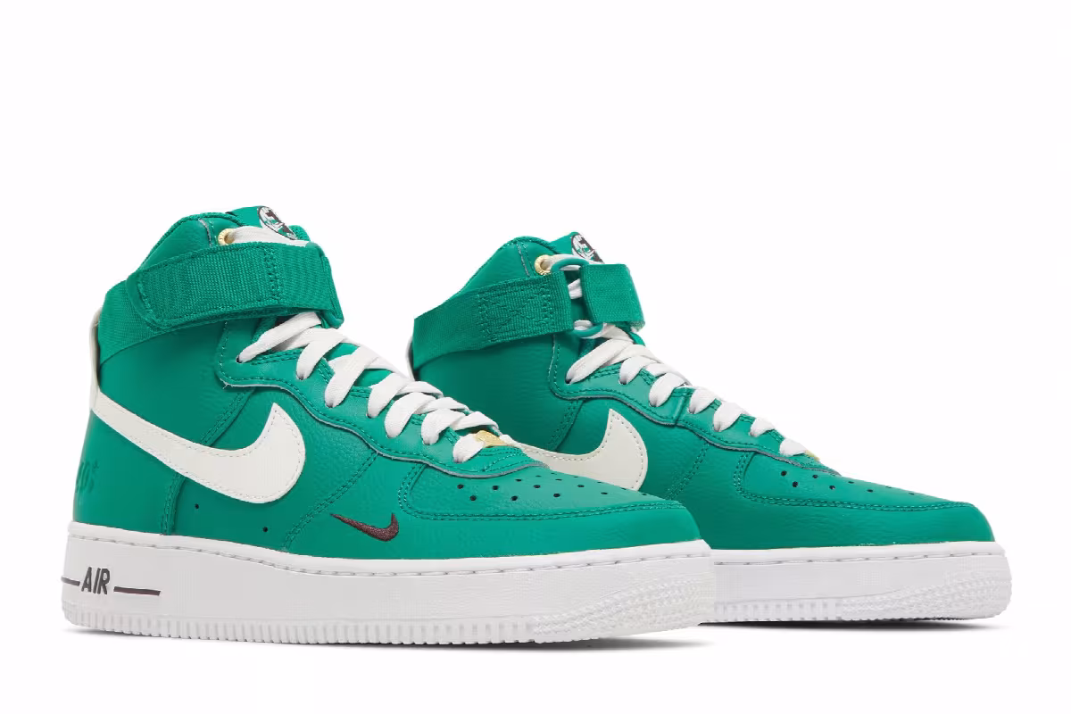 Nike Women's Air Force 1 High SE 40th Anniversary - Malachite, view 9