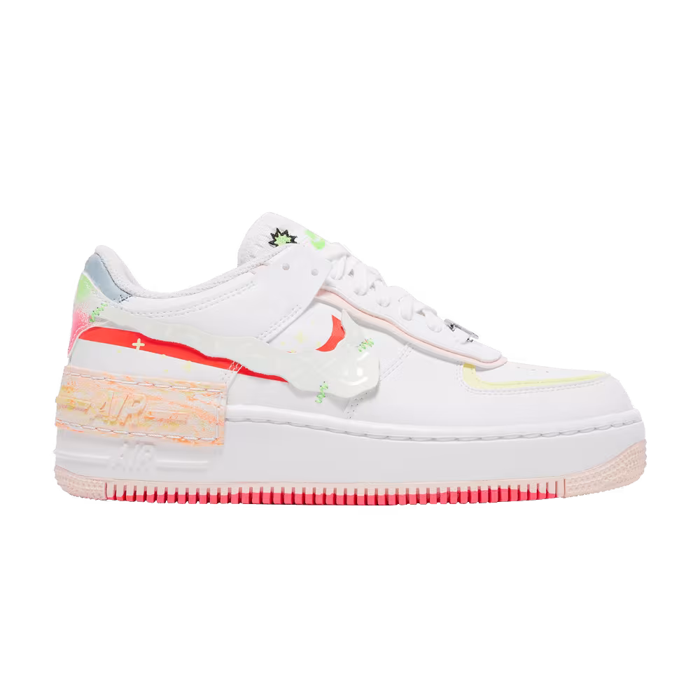 Nike Women's Air Force 1 Shadow Ghost Swoosh
