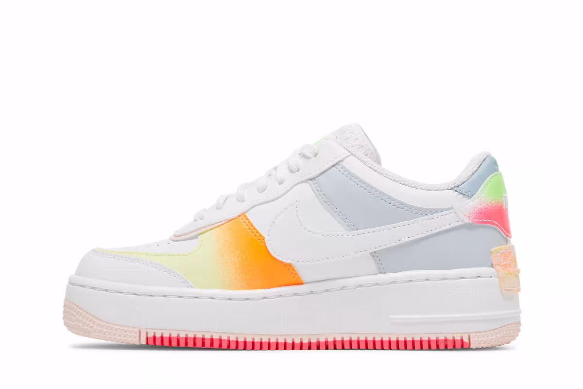 Nike Women's Air Force 1 Shadow Ghost Swoosh, view 4