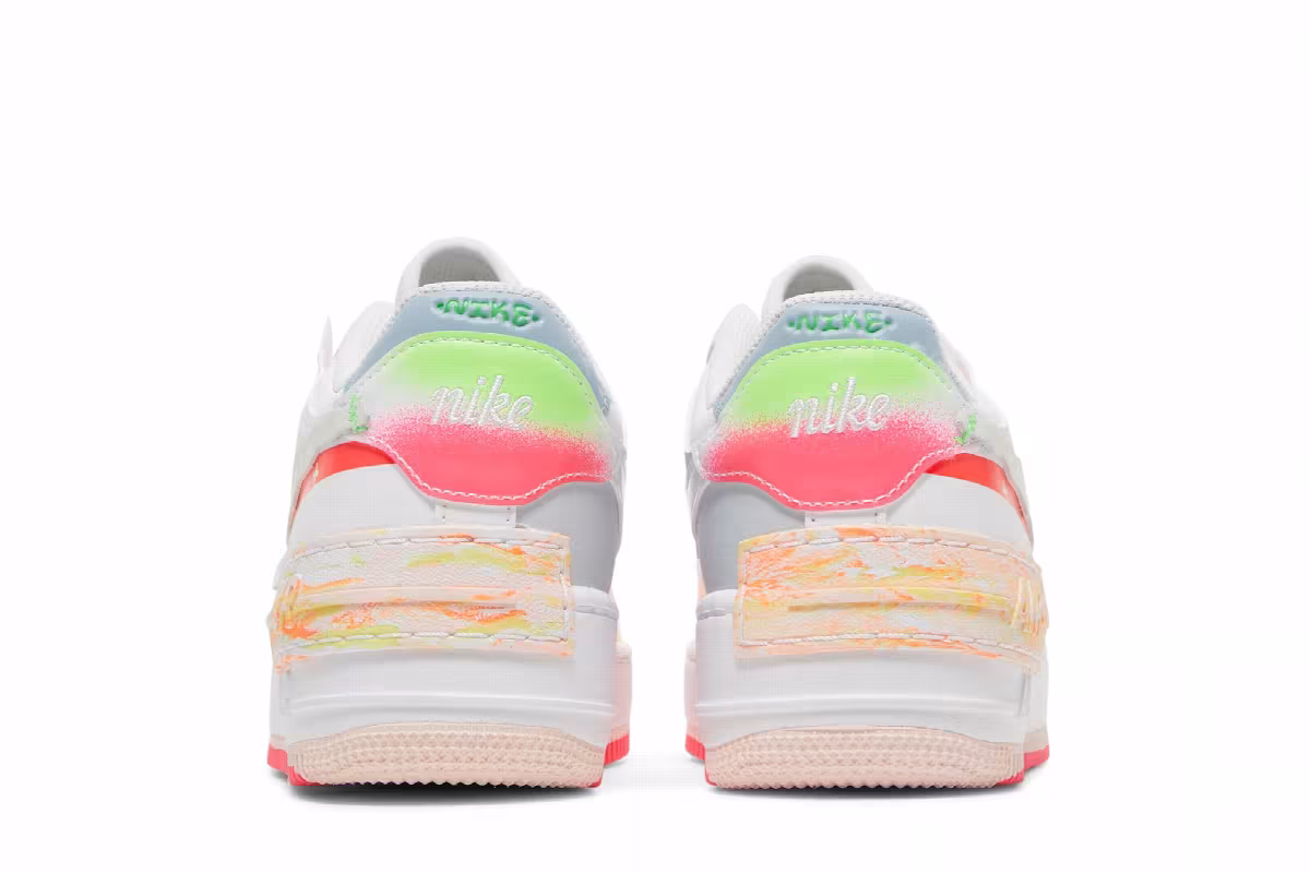 Nike Women's Air Force 1 Shadow Ghost Swoosh, view 7
