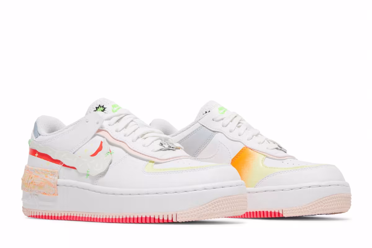 Nike Women's Air Force 1 Shadow Ghost Swoosh, view 9