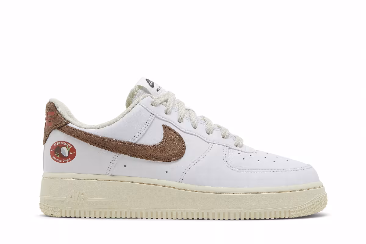 Nike Women's Air Force 1 Coconut, view 2