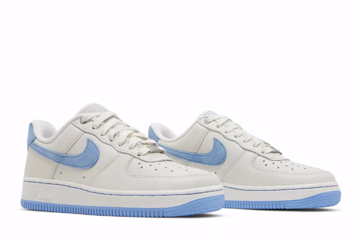 Nike Women's Air Force 1 LXX White University Blue, view 9