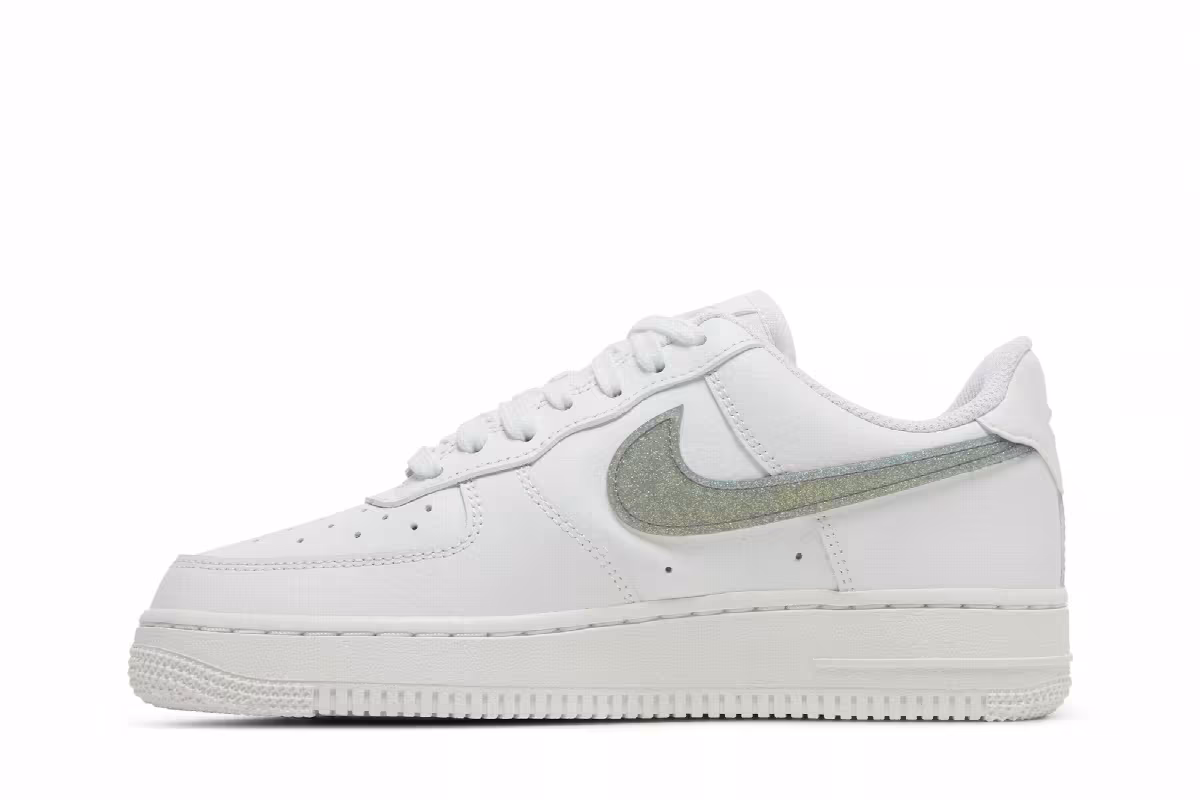 Nike Women's Air Force 1 Summit White Dusty Sage, view 4