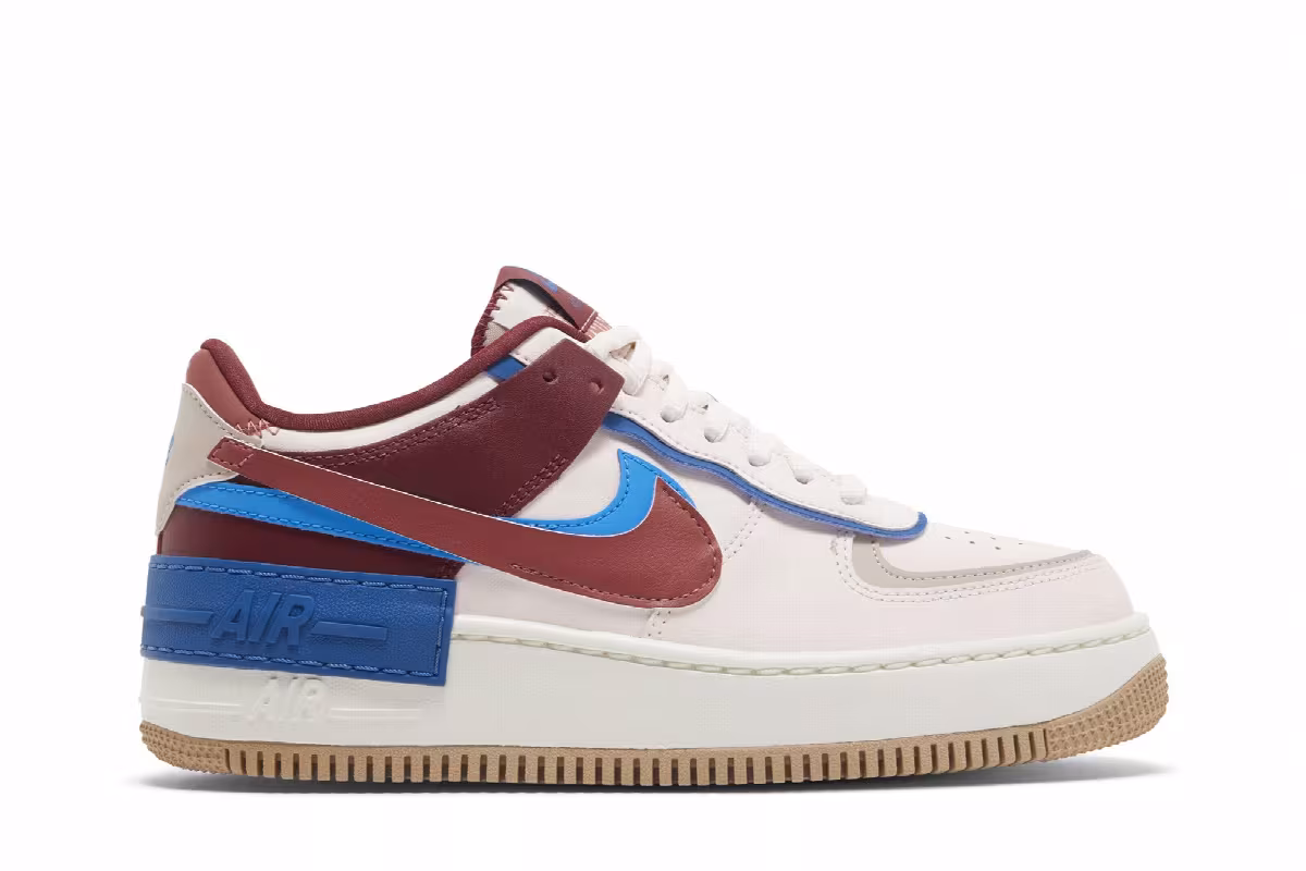 Nike Women's Air Force 1 Shadow Soft Pink Canyon Rust, view 2