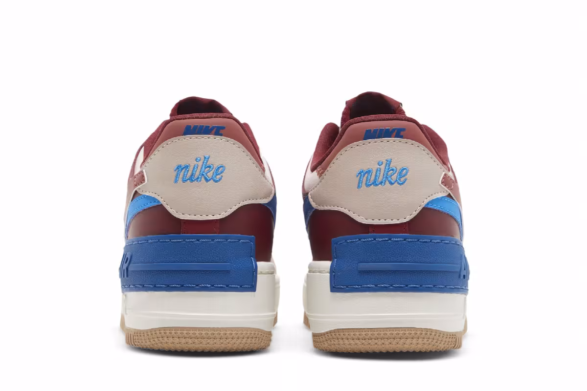 Nike Women's Air Force 1 Shadow Soft Pink Canyon Rust, view 7
