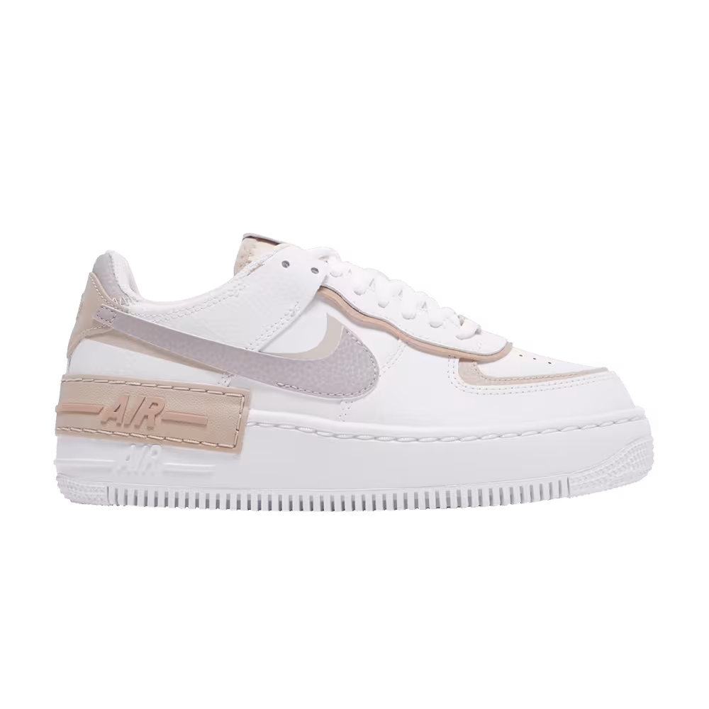 Nike Women's Air Force 1 Shadow White Pink Oxford