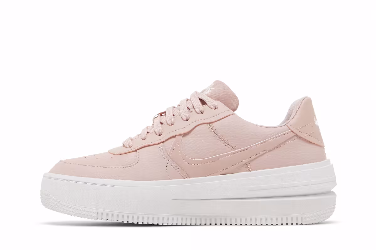 Nike Women's Air Force 1 PLT.AF.ORM Pink Oxford, view 4