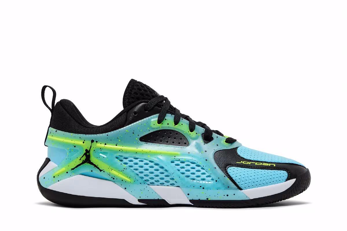 Paolo Banchero x Air Jordan Jordan Heir Blue Gaze Volt, view 2