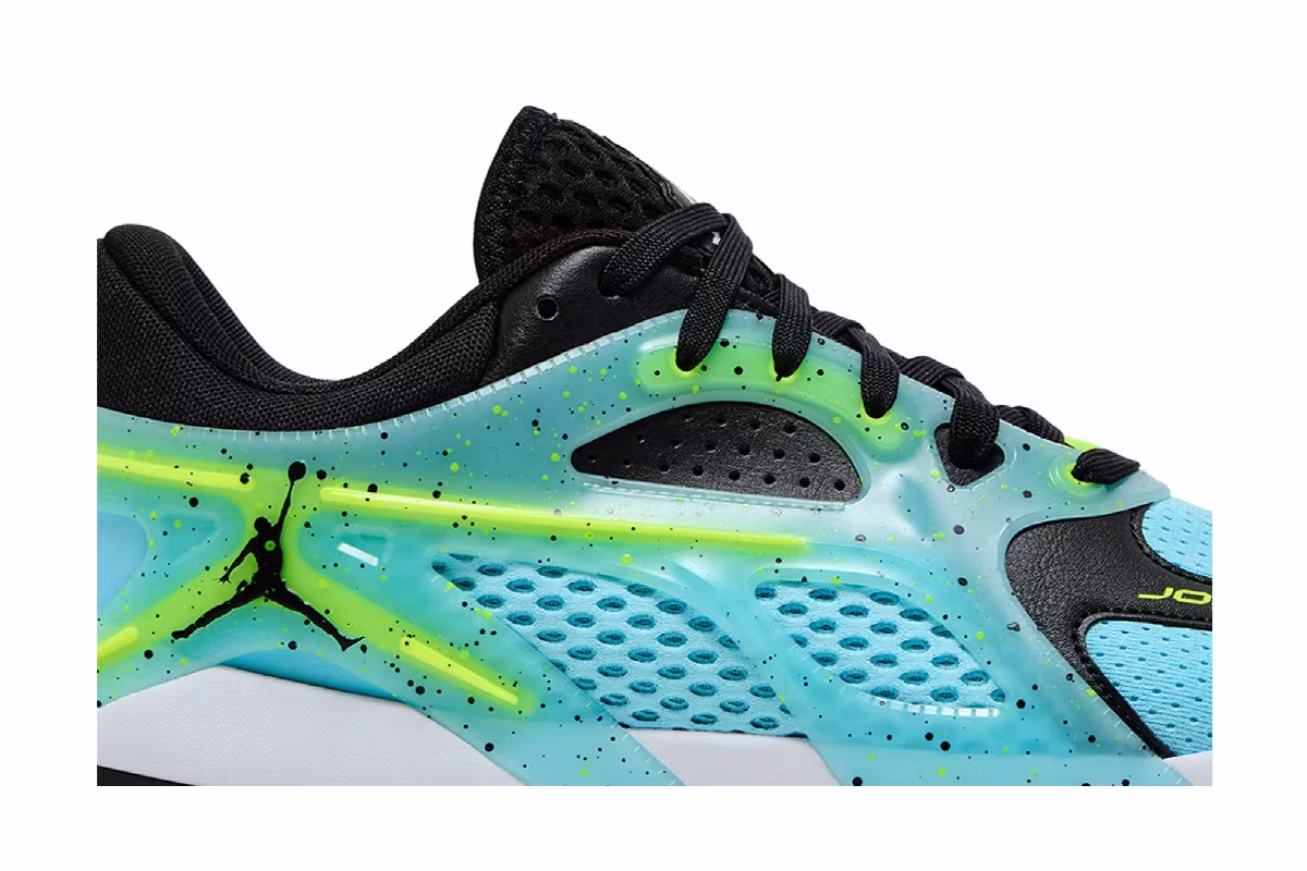 Paolo Banchero x Air Jordan Jordan Heir Blue Gaze Volt, view 3