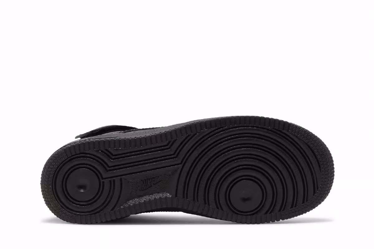 Nike Women's Air Force 1 High Triple Black, view 5