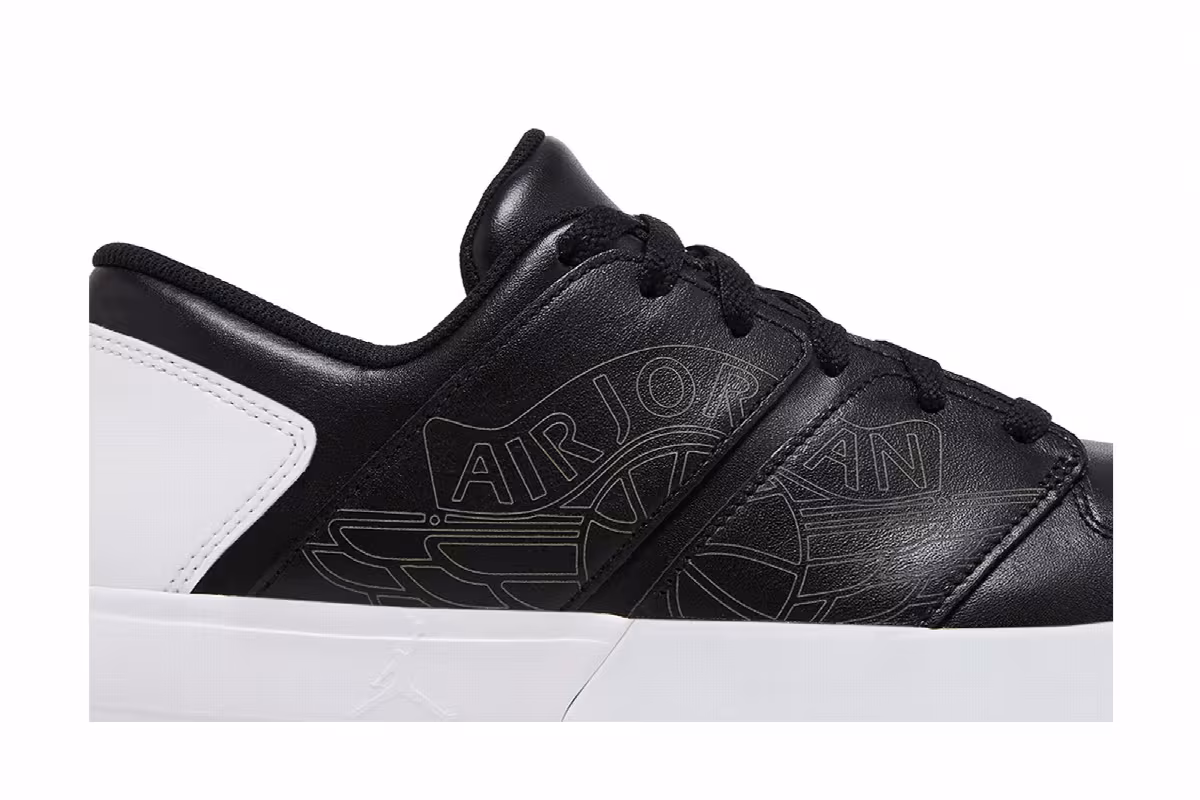 Air Jordan Nu 1 Low Golf Black White, view 3