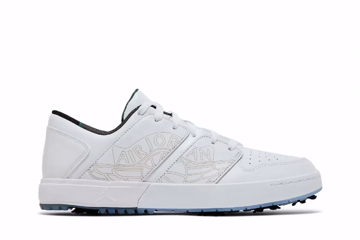 Air Jordan Nu 1 Low Golf Triple White, view 2