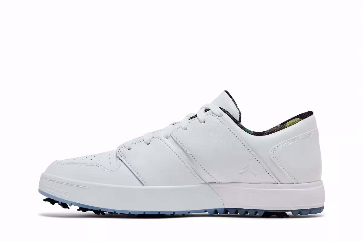 Air Jordan Nu 1 Low Golf Triple White, view 4