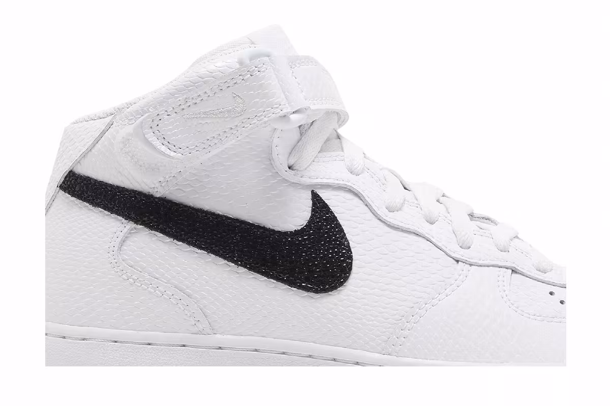 Nike Women's Air Force 1 White Reptile, view 3