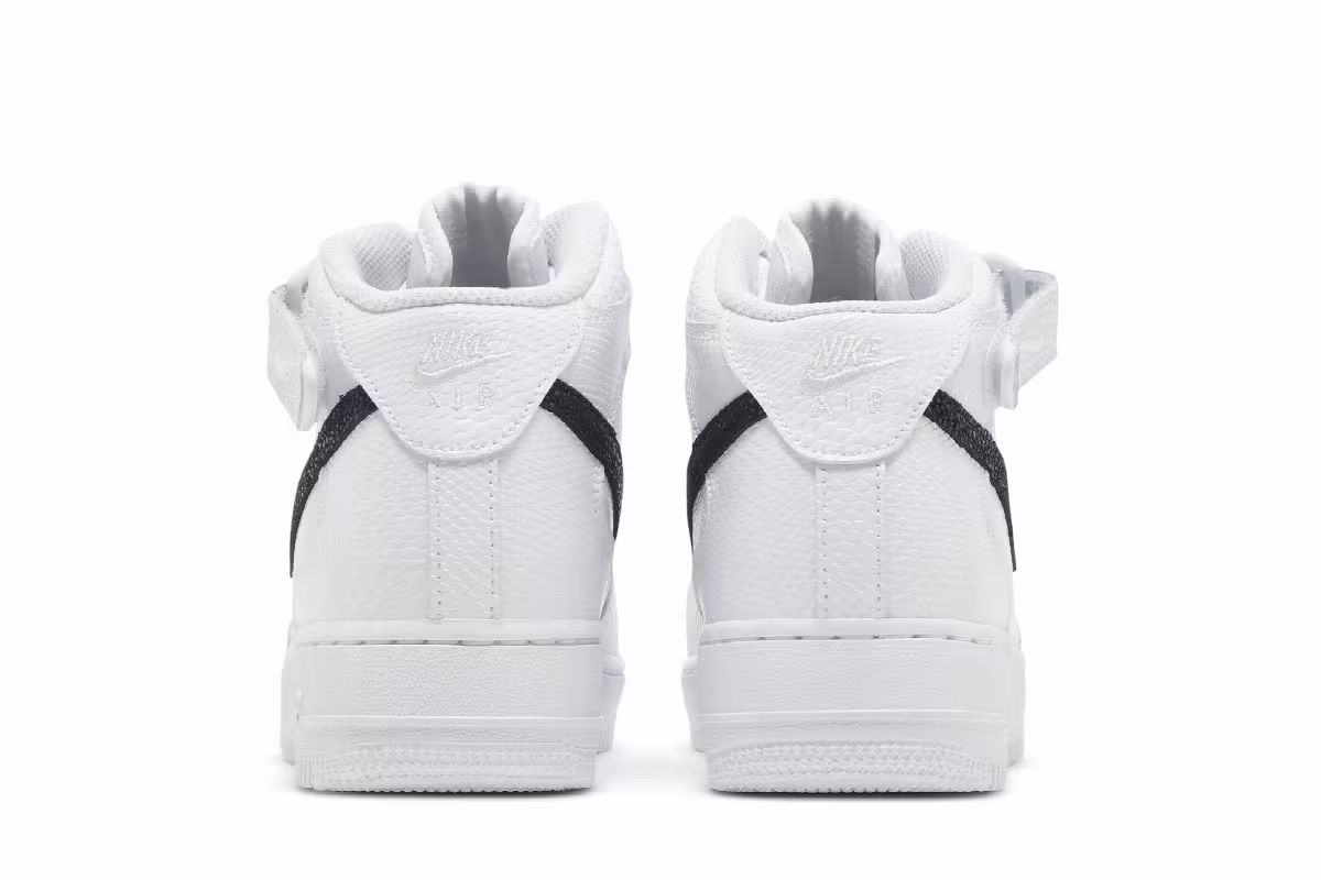 Nike Women's Air Force 1 White Reptile, view 7