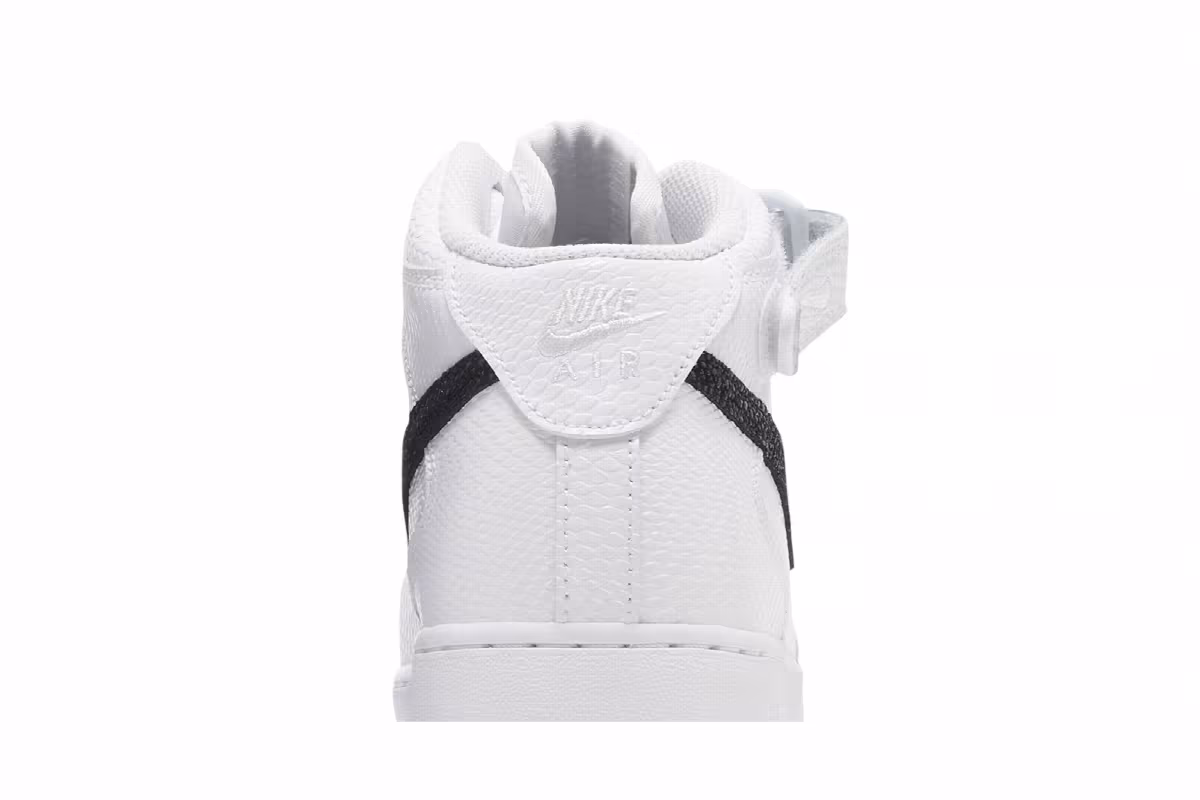 Nike Women's Air Force 1 White Reptile, view 8