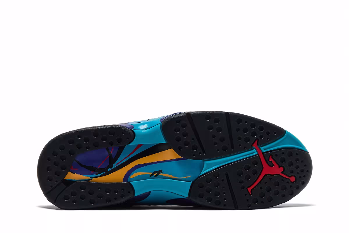 Air Jordan 8 Aqua 2025, view 5