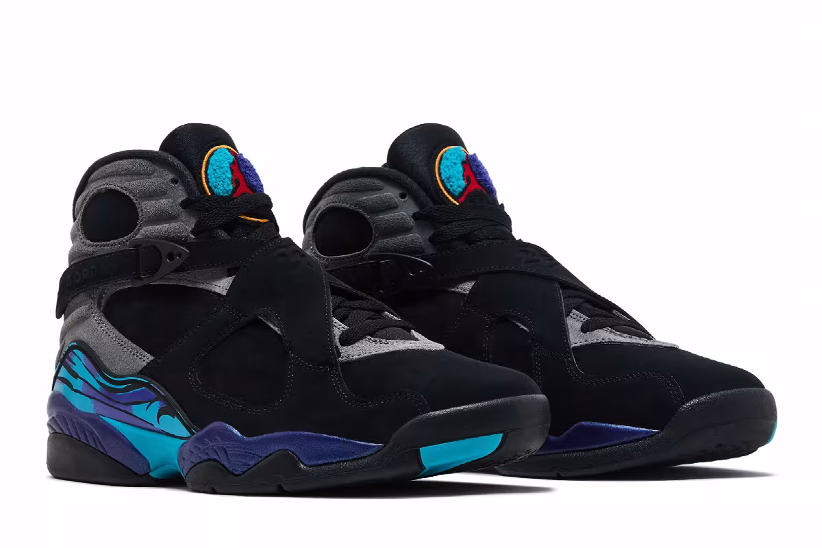 Air Jordan 8 Aqua 2025, view 9
