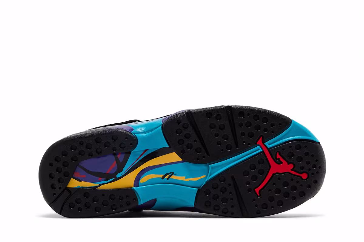 Air Jordan 8 GS Aqua 2025, view 5