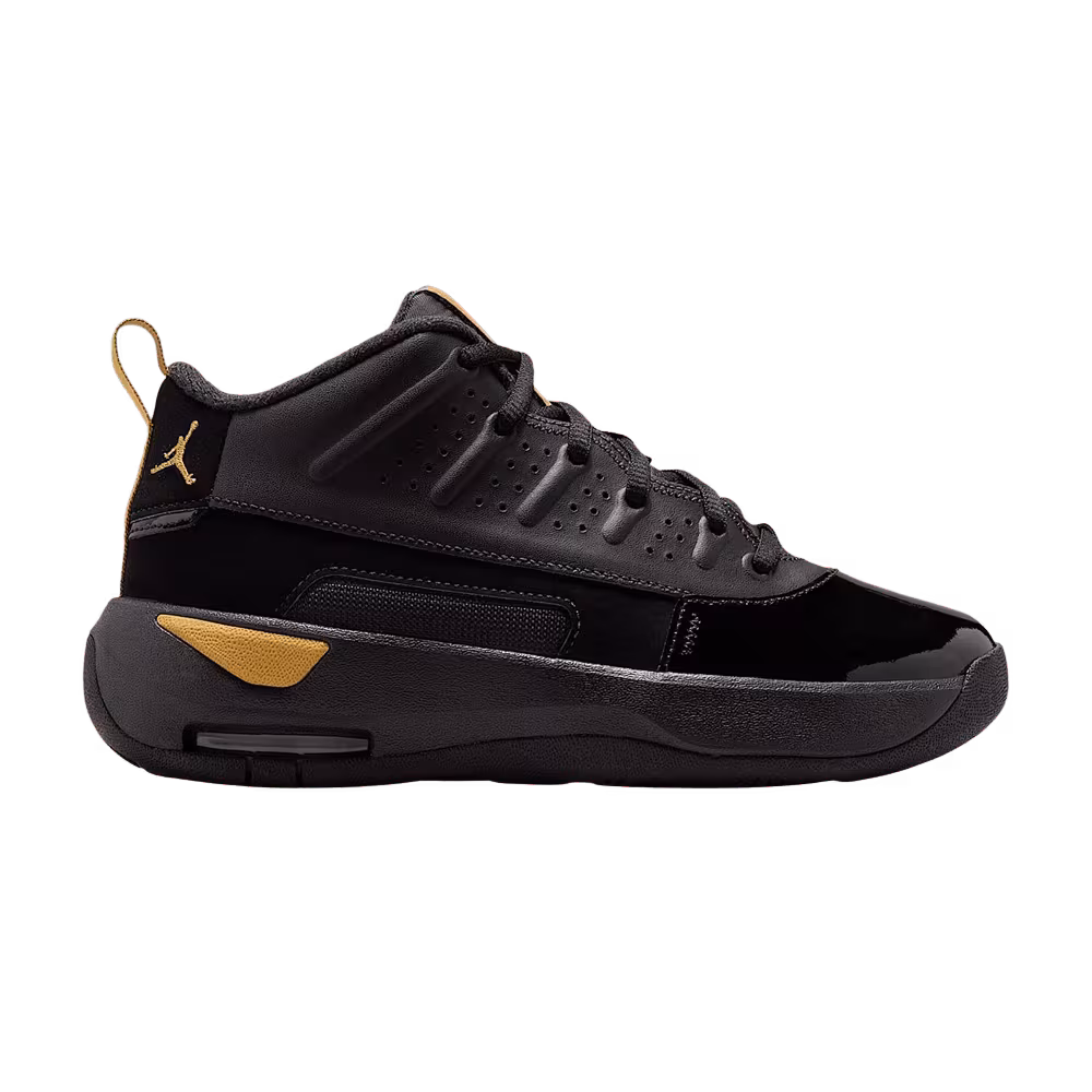 Air Jordan Max Aura 7 GS Black/Black/Metallic Gold