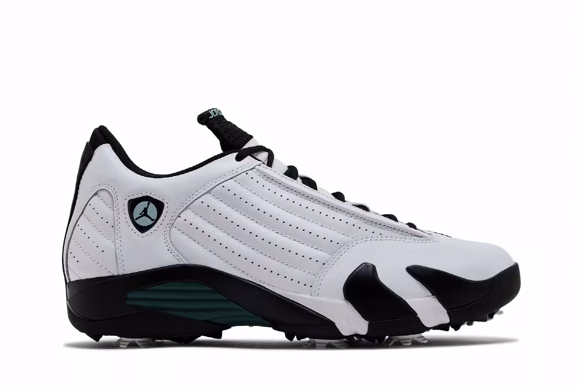 Air Jordan 14 Golf Oxidized Green, view 2